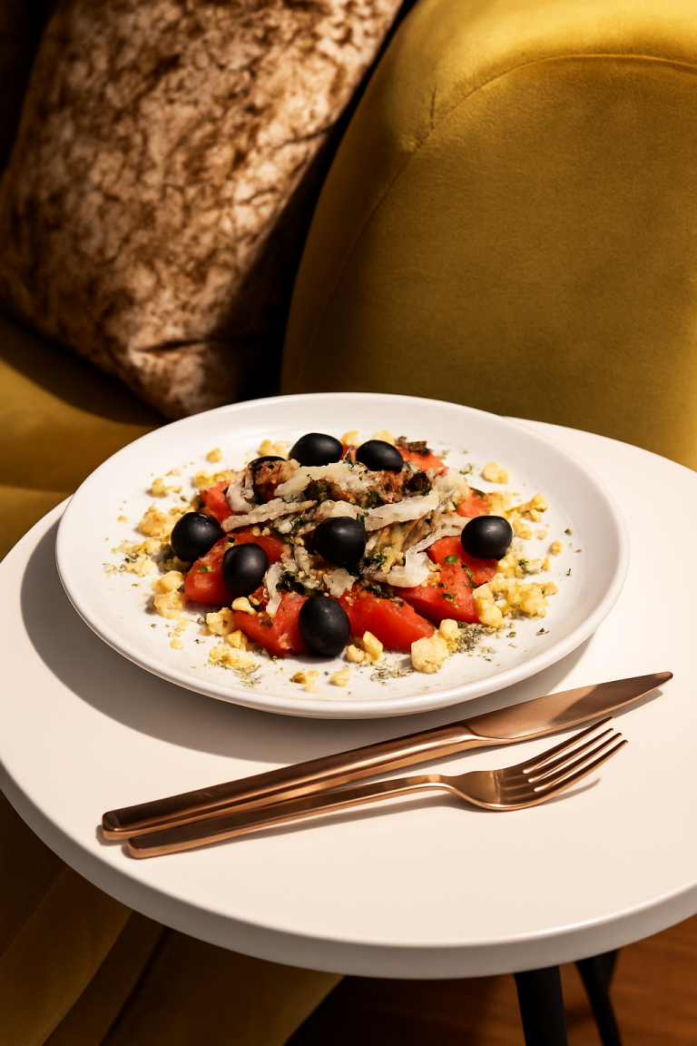 Ensalada Capellan y mollitas 12,90